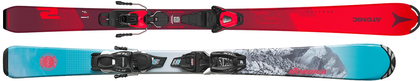 Sci Junior ≤ 140 cm - Nordica Team J, Rossignol Hero J