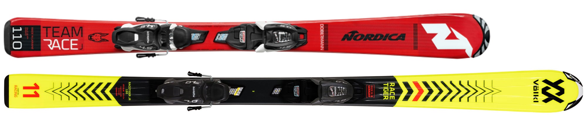 Ski Kids 70-140 cm - Nordica Team JR, Völkl Racetiger Jr