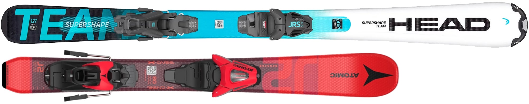 Ski Junior 117-140 cm - Head Supershape JRS, Atomic J2