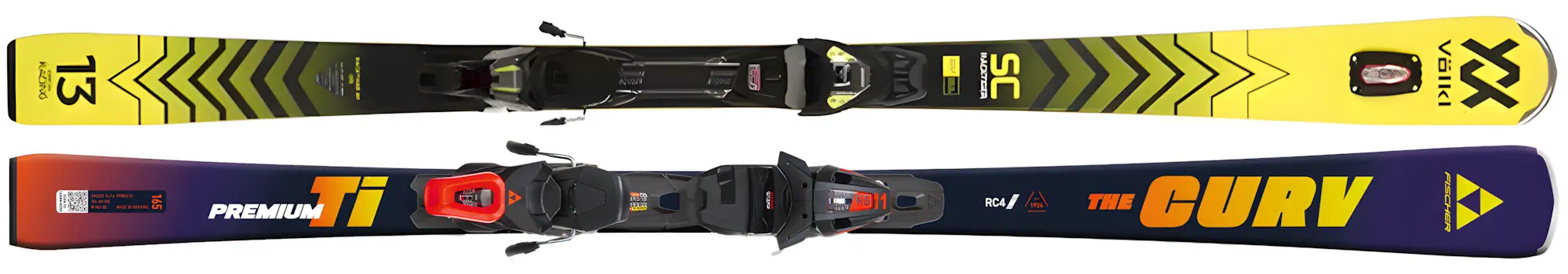 Ski Advanced - Völkl Racetiger SC Fischer The Curv TI Premium