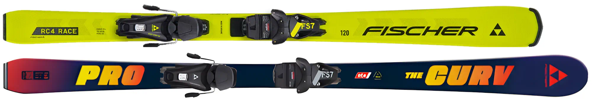 Sci Kids 70-140 cm - Fischer RC4 Race Jr Fischer The Curv Pro Jr