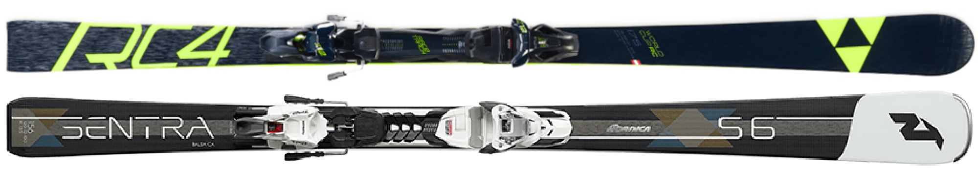 Sci Platinum - Fischer RC4, Nordica Sentra S6