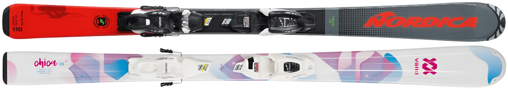 Sci Kids 70-140 cm - Nordica Team, Völkl Chica