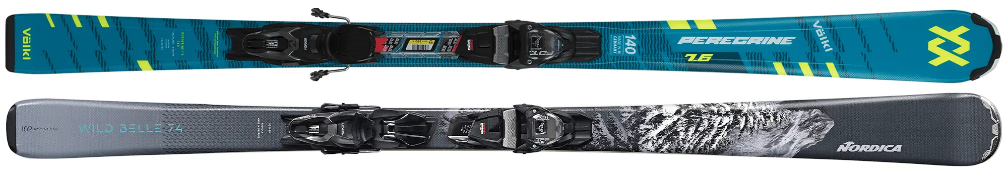 Sci Intermediate - Volkl Peregrine 7.6 Nordica Wild Belle 74