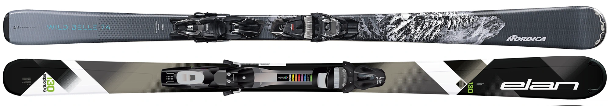 Sci Basic - Nordica Wild Belle 74, Elan Explore 76