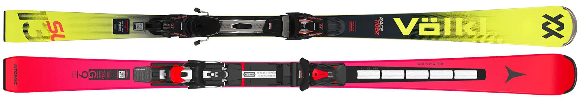 Sci Platinum - Völkl Racetiger SL, Atomic Redster G9