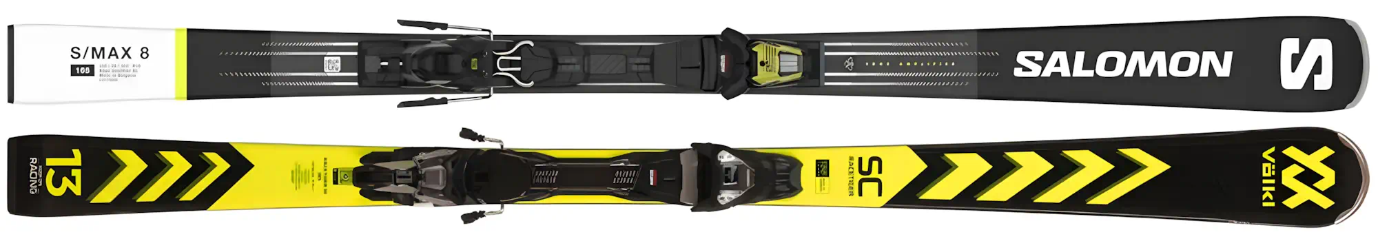 Sci Platinum - Salomon S Max 8, Volkl Racetiger SC