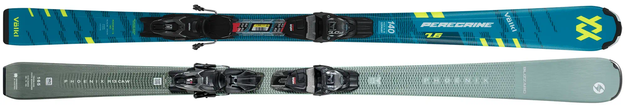 Ski Intermediate - Volkl Peregrine 7.6 Blizzard Phoenix R13