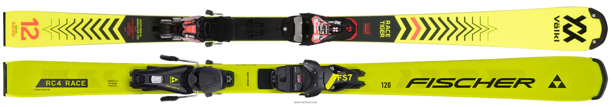 Ski Junior Racing - Volkl Racetiger SL, Fischer RC4 Race Jr