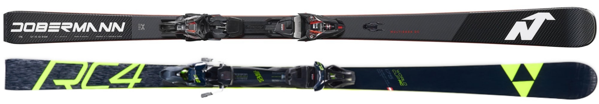 Ski Platin - Nordica Dobermann Multigara, Fischer RC4 RC