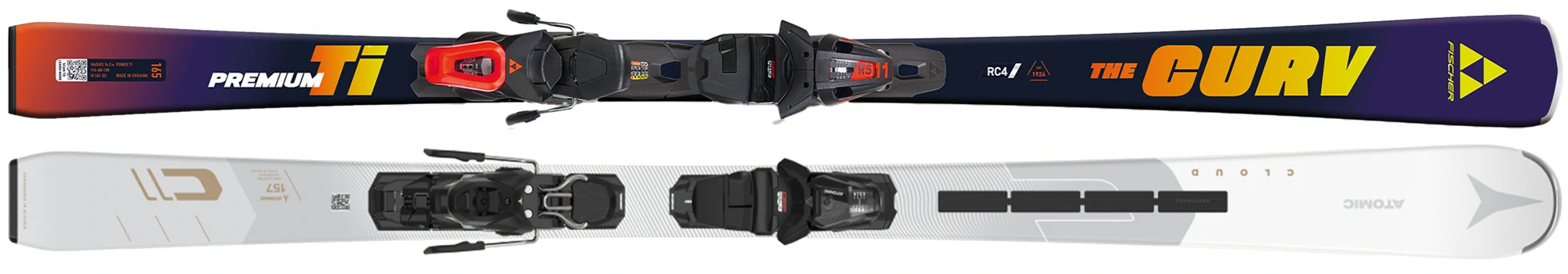 Ski Advanced - Fischer The Curv Premium TI, Atomic Cloud C11