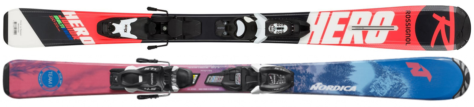Sci Children 70-140 cm - Rossignol JR Express JR Nordica Team J FDT