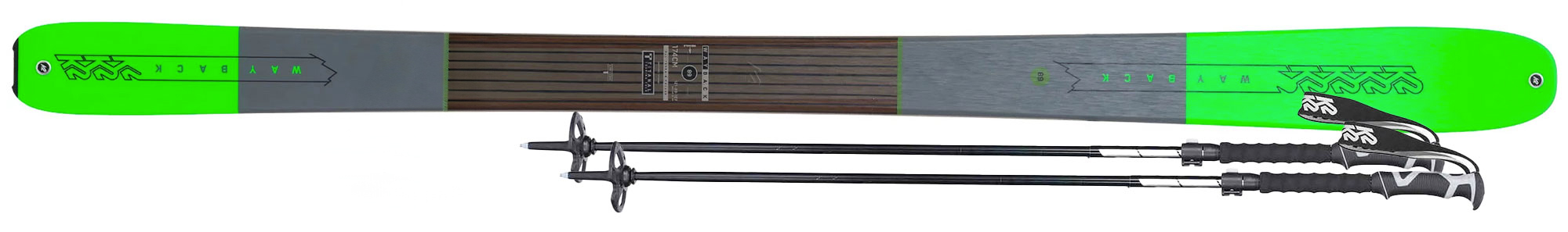 Ski Touring + Skins - K2 Wayback, Scott Proguide