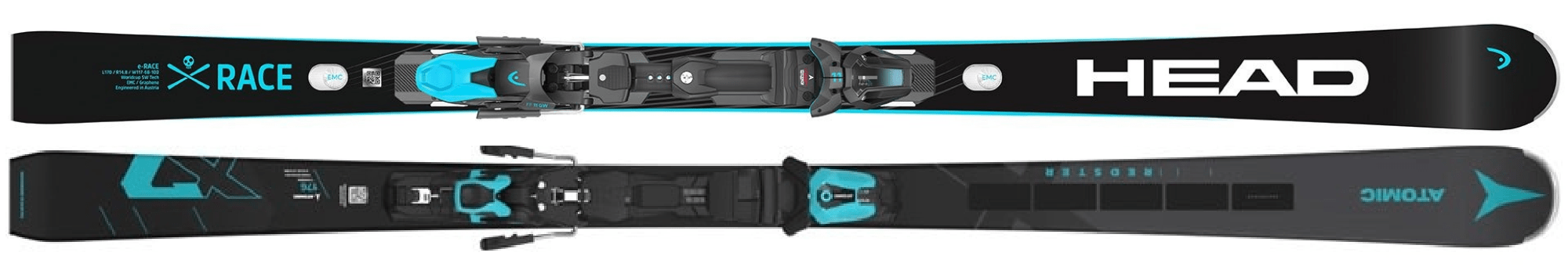 Ski Platin - Head WC Rebels e-race SW, Atomic Redster X7
