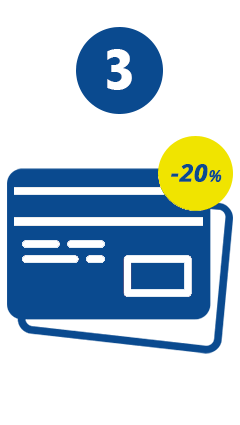 Icona pagamento online Rent and Go