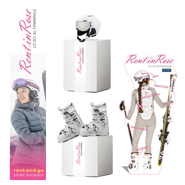 Ski equipment for ladies