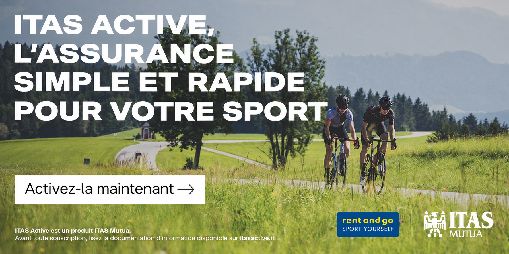 Bannière promotionnelle ITAS Active