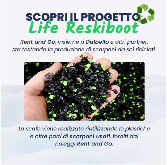 Noleggiare scarponi da sci sostenibili!
