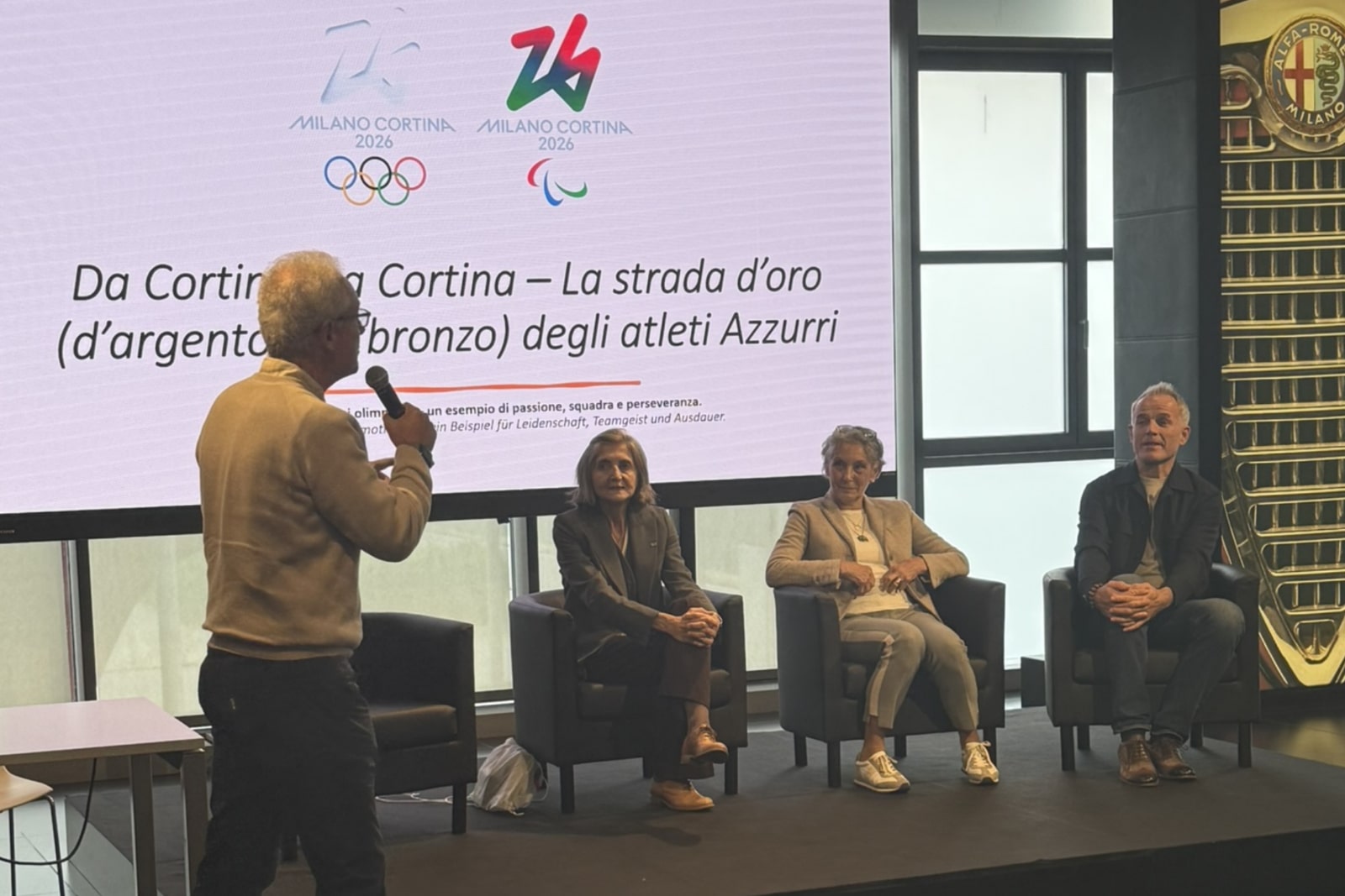 Relatori sul palco