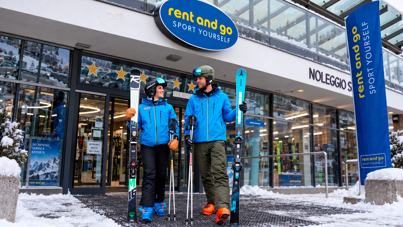 Ski rental Rent and Go in Riscone, Kronplatz