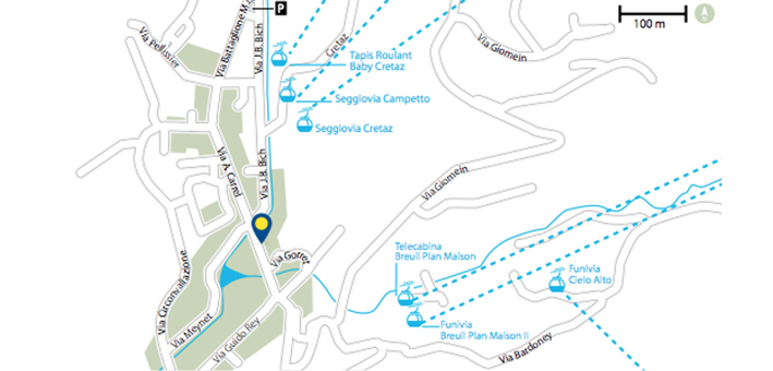Mappa Cervinia 2001