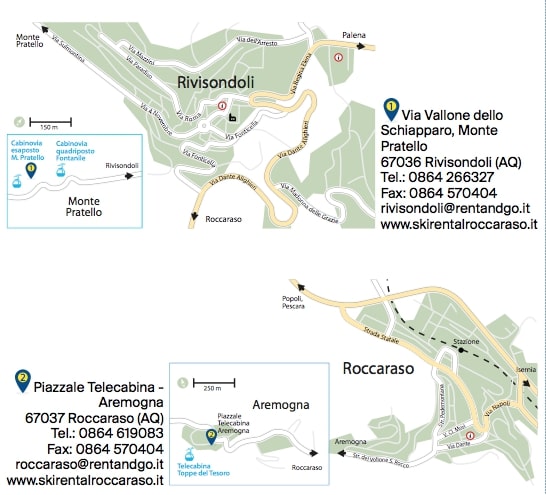 Plan de Rental Monte Pratello
