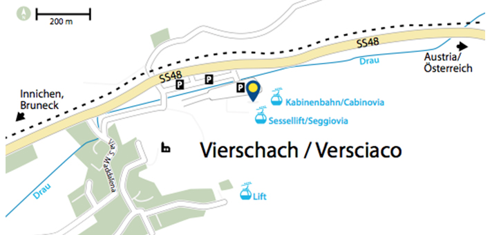 Mappa Rent and Go Drei Zinnen Ski & Bike