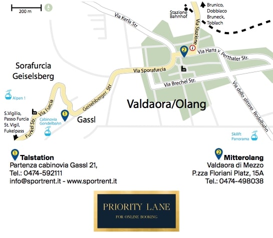Map of Rent and Go Kurt Ladstätter (Bike rental)