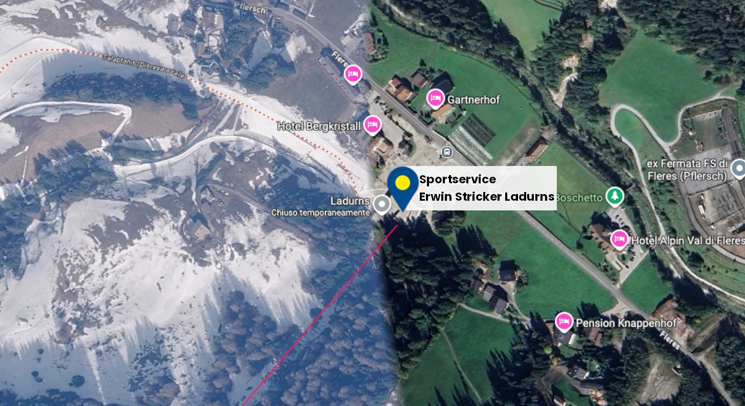 Mappa Sportservice Erwin Stricker Ladurns