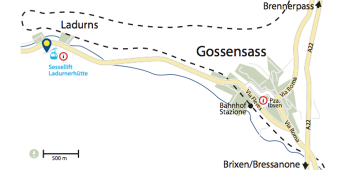 Mappa Sportservice Erwin Stricker Ladurns