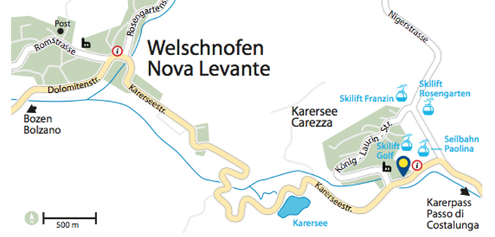 Mappa Noleggio Ski Verleih Golflift