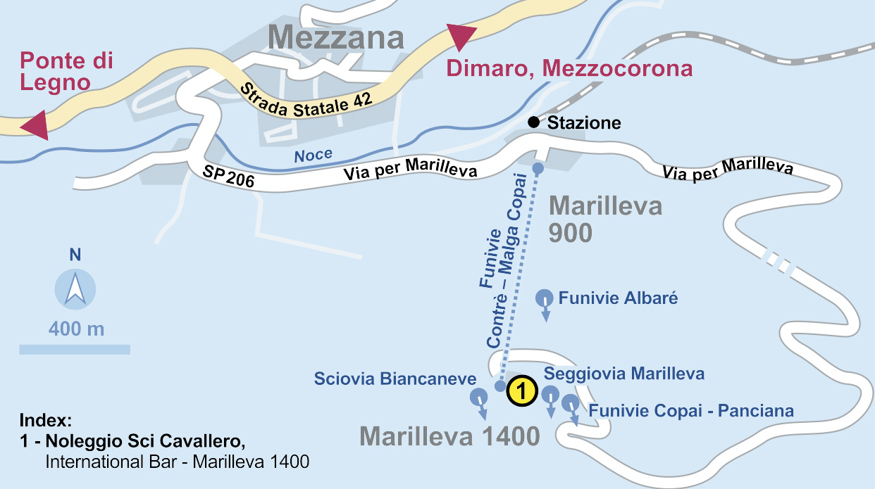 Plan de Noleggio Sci Cavallero