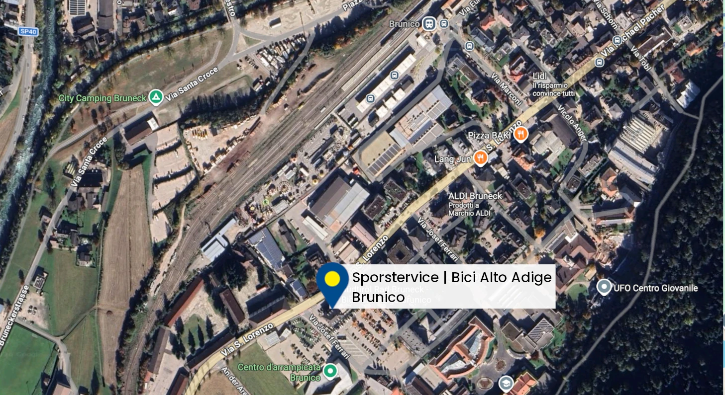 Karte von Sportservice | Südtirol Rad - Bruneck | Brunico